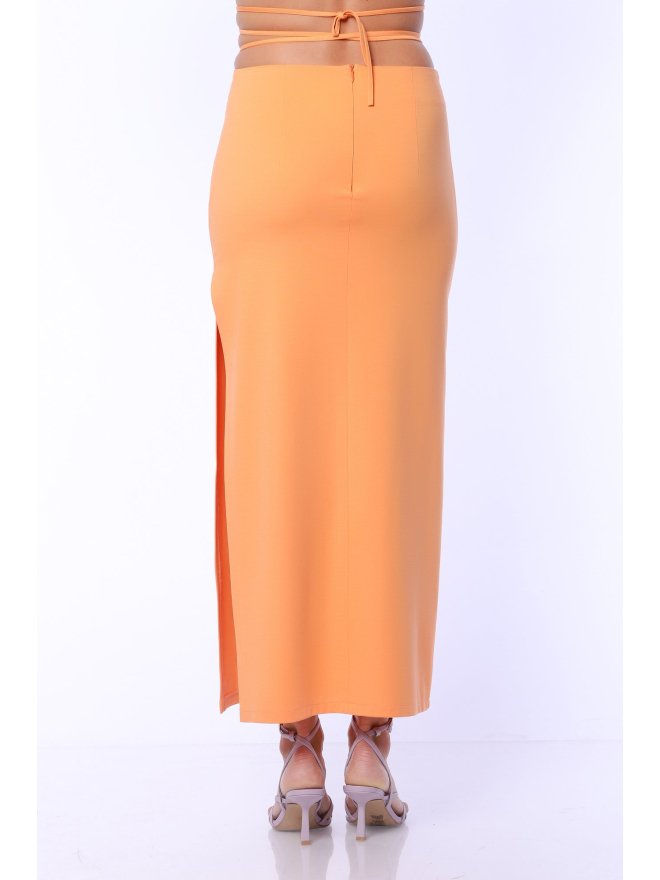 TGH CRISS-CROSS WAIST SUMMER MAXI SKIRT