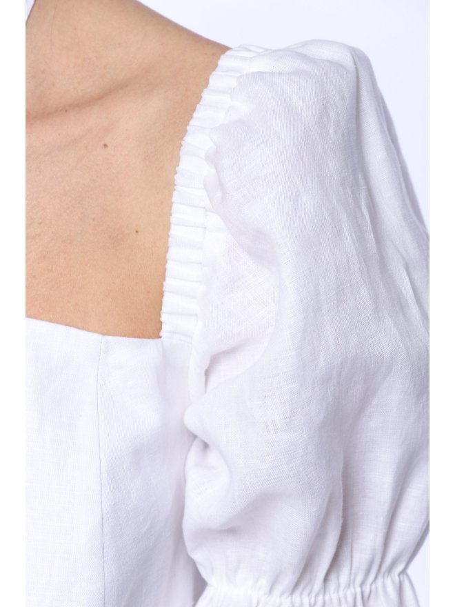 TGH LINO RUFFLED BABY DOLL MINI DRESS