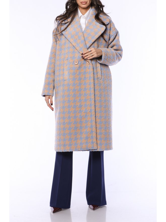 TGH Palton Oversized Chic Plaid