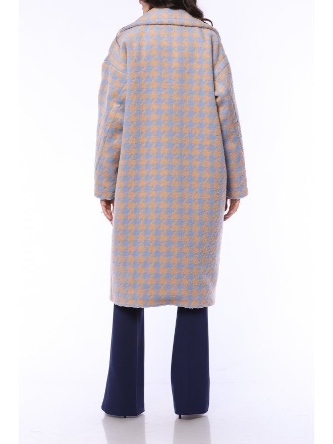 TGH Palton Oversized Chic Plaid