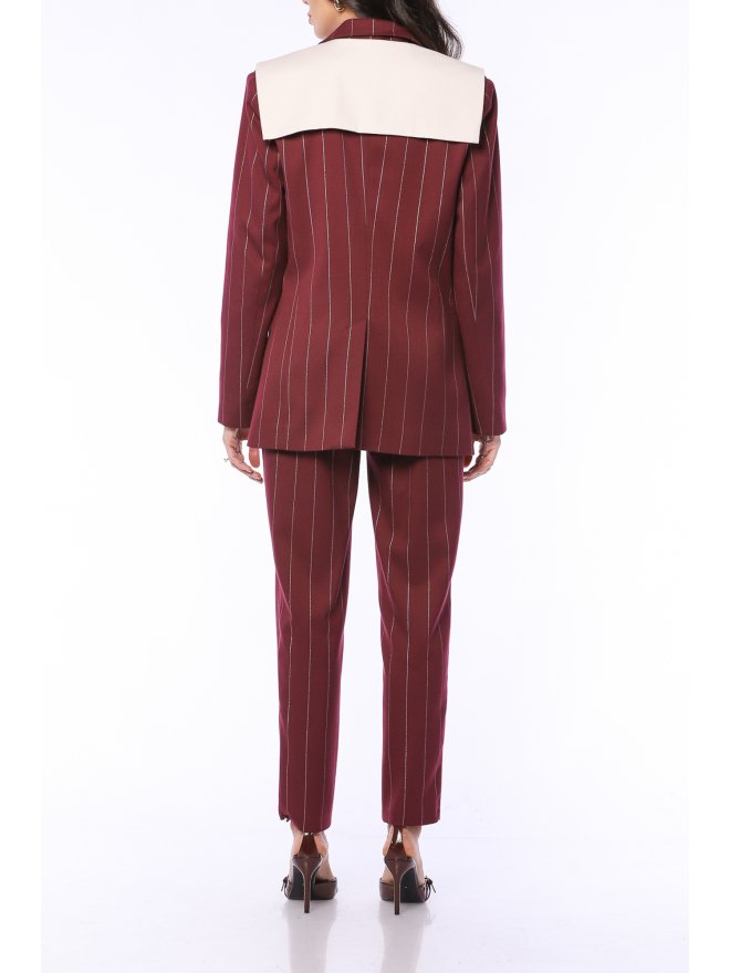 TGH Blazer Cu Dungi Bold Pinstripe