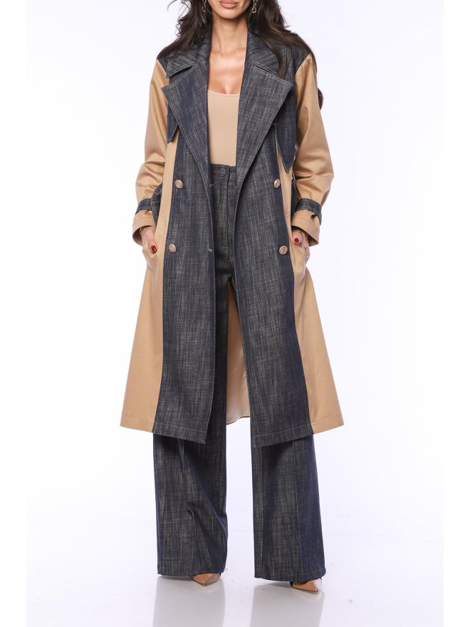 TGH AUTUMN DENIM ELIXIR TRENCH