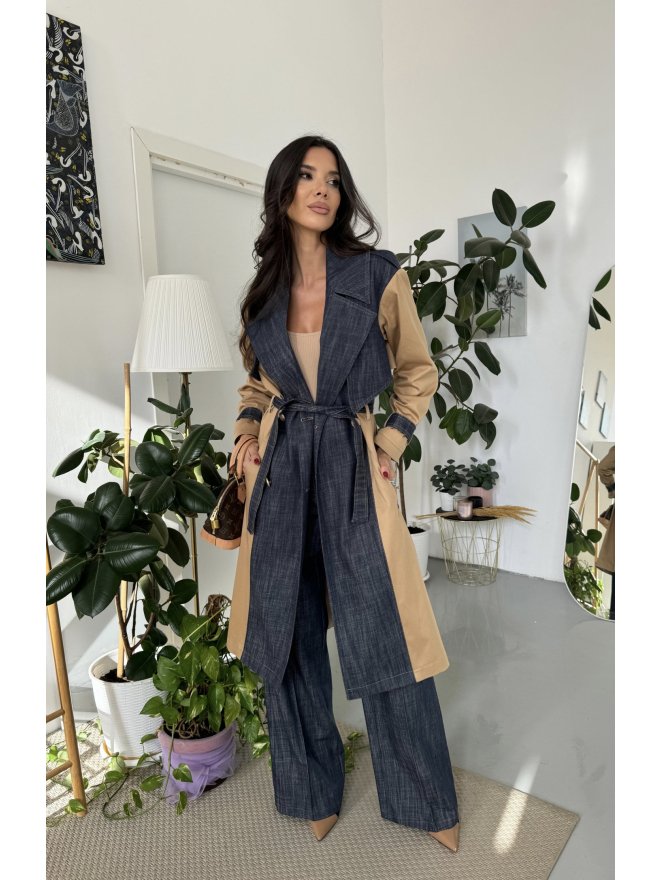 TGH AUTUMN DENIM ELIXIR TRENCH