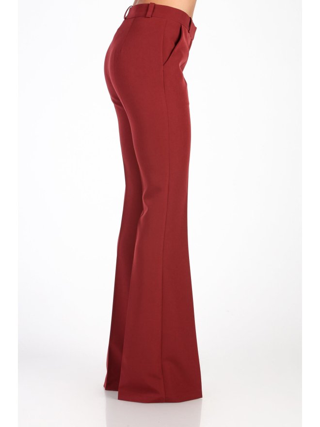 CARLA TAILORED HIGH-WAIST FLARED PANTS