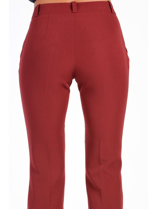 CARLA TAILORED HIGH-WAIST FLARED PANTS