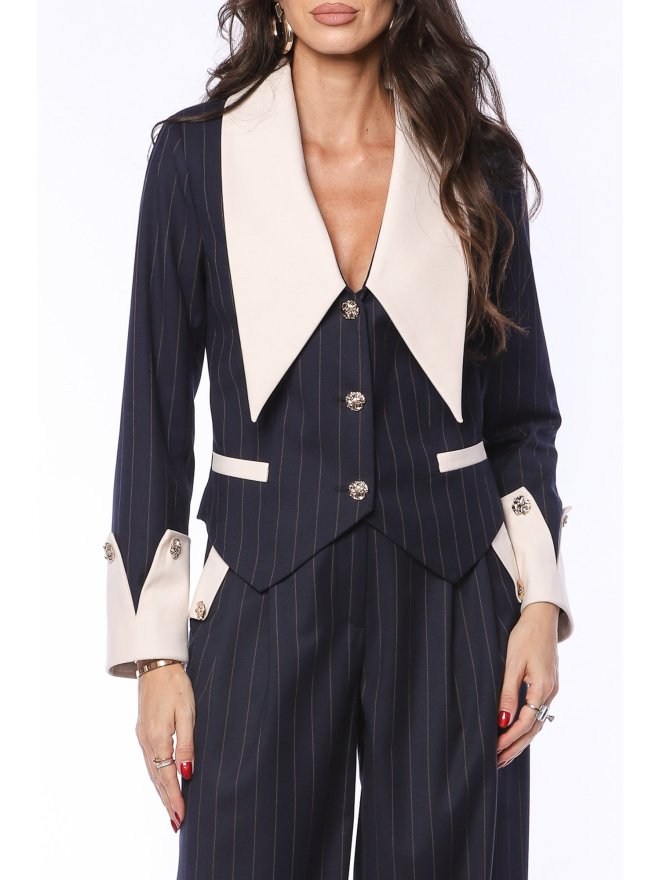 TGH TWILIHT GROWN BLAZER WITH POINTED COLLAR