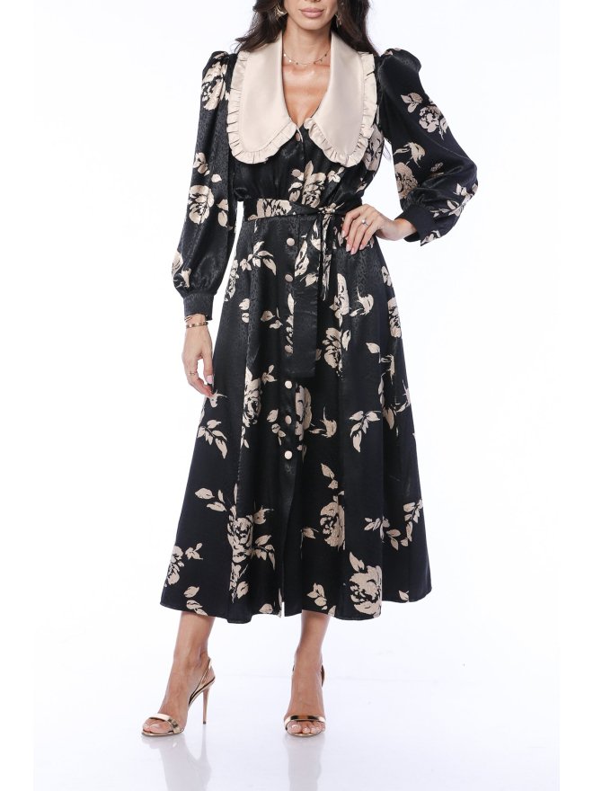 TGH FALL MOSS MIDI DRESS