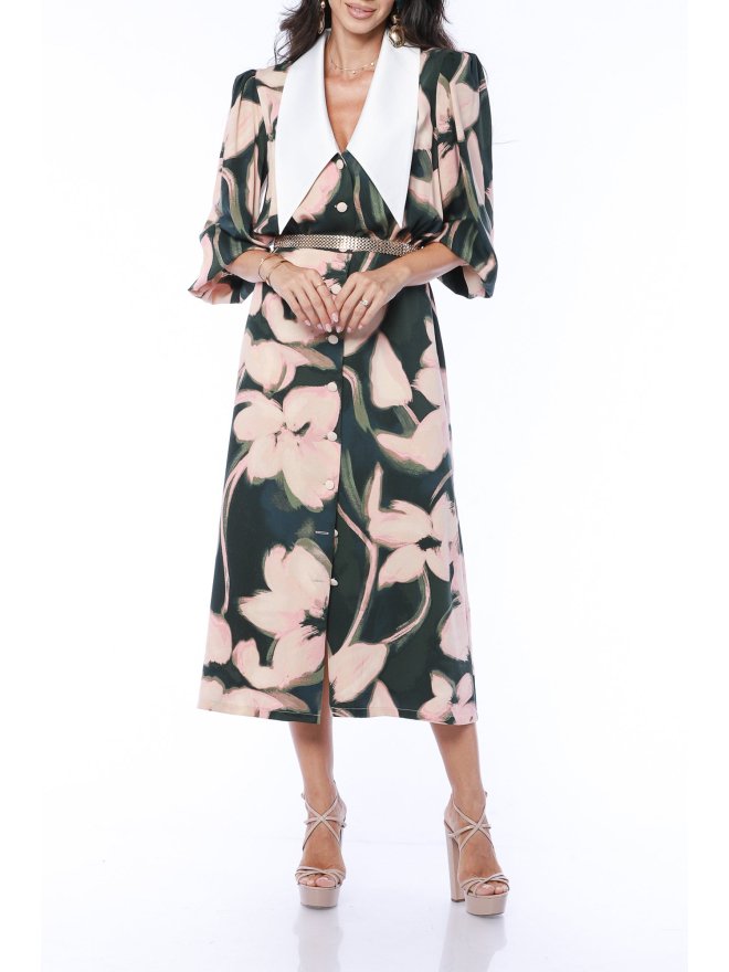 TGH EMBER FLOWER MIDI DRESS 