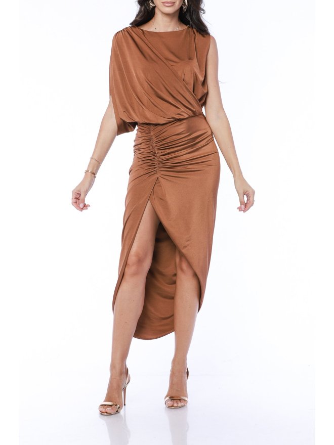 TGH MIDI DRESS CINNAMON