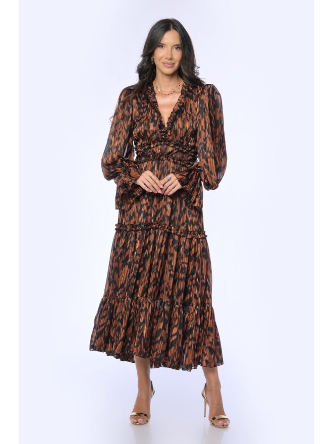 TGH PUMPKIN SPICE MIDI DRESS