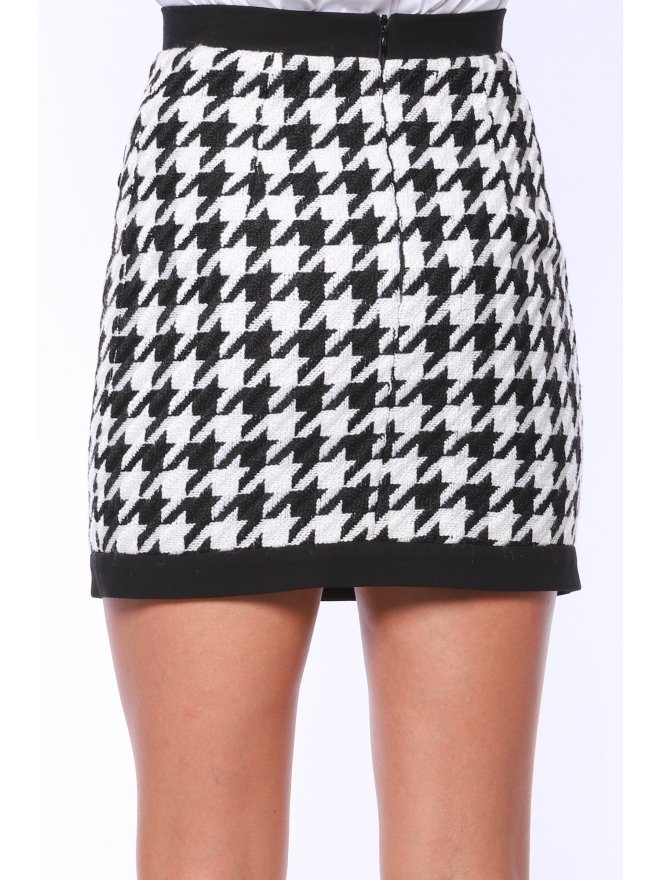 MARMURI CHECKERED PRINT MINI SKIRT