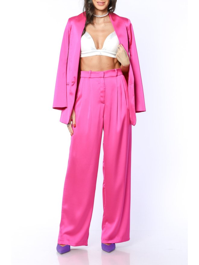 TGH MASCULINE SATIN PALAZZO PANTS