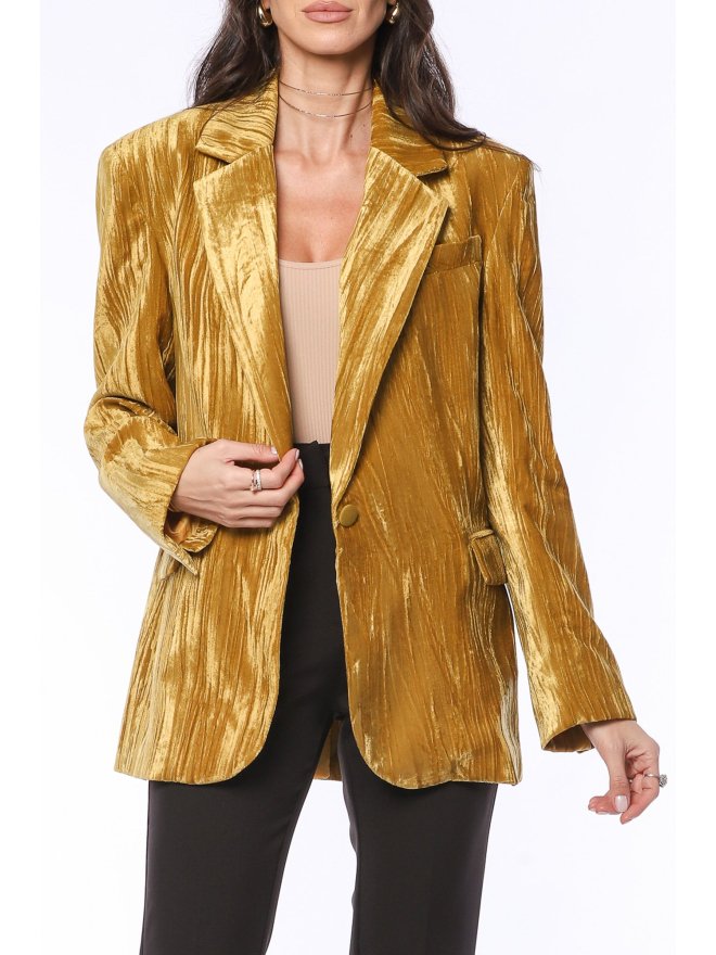 TGH Blazer Velvet Golden Hour