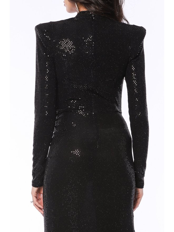 TGH ROCHIE MIDI NOIR ELEGANCE