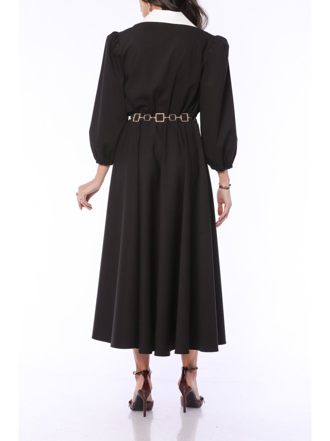 TGH Collared Retro Romance Midi Dress