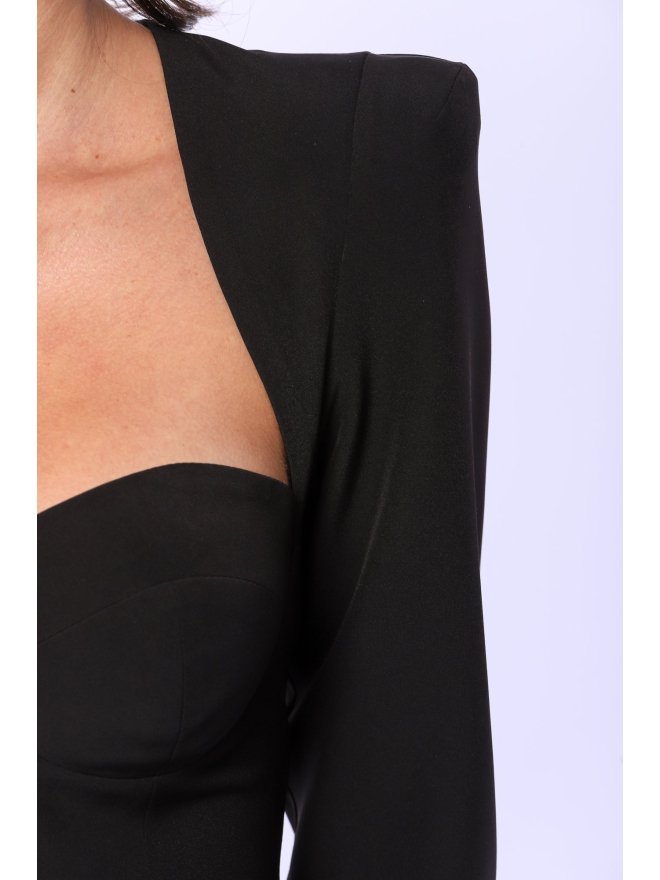 TGH SIMPLICITY CORSET TOP MIDI DRESS