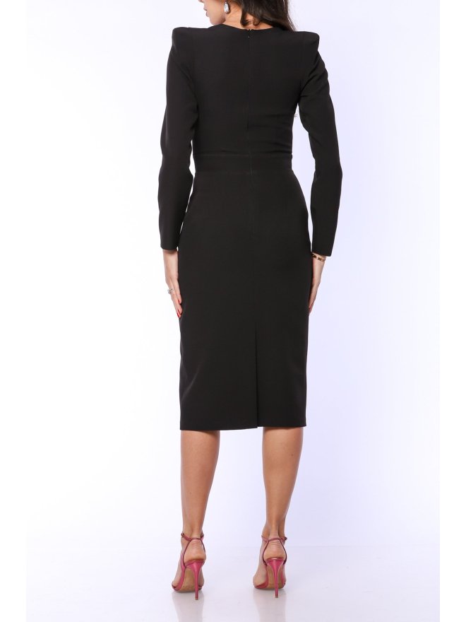 TGH SIMPLICITY CORSET TOP MIDI DRESS