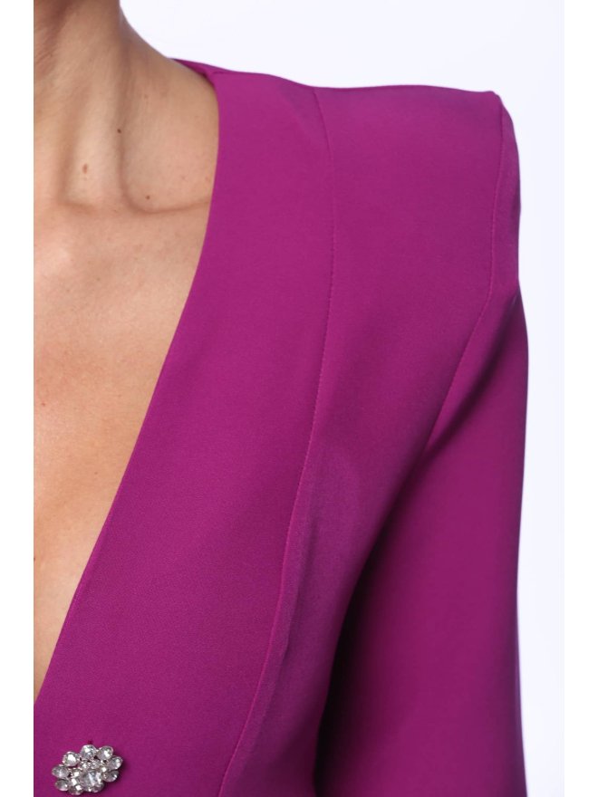 TGH SOPHISTICATION JEWELLERY BUTTONS MIDI DRESS