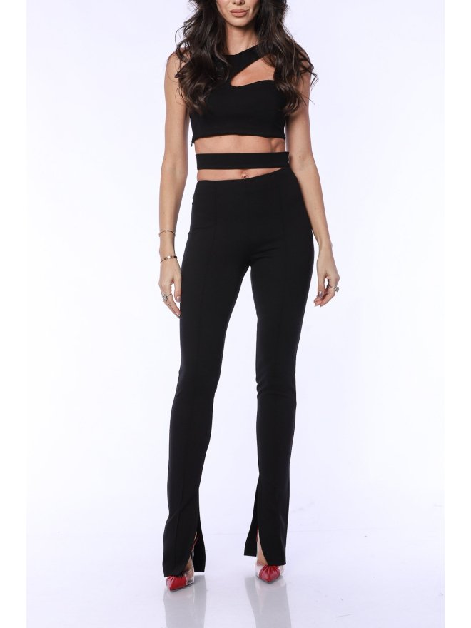 TGH PANTALONI EVAZATI SPECIAL DATE CU DECUPAJE