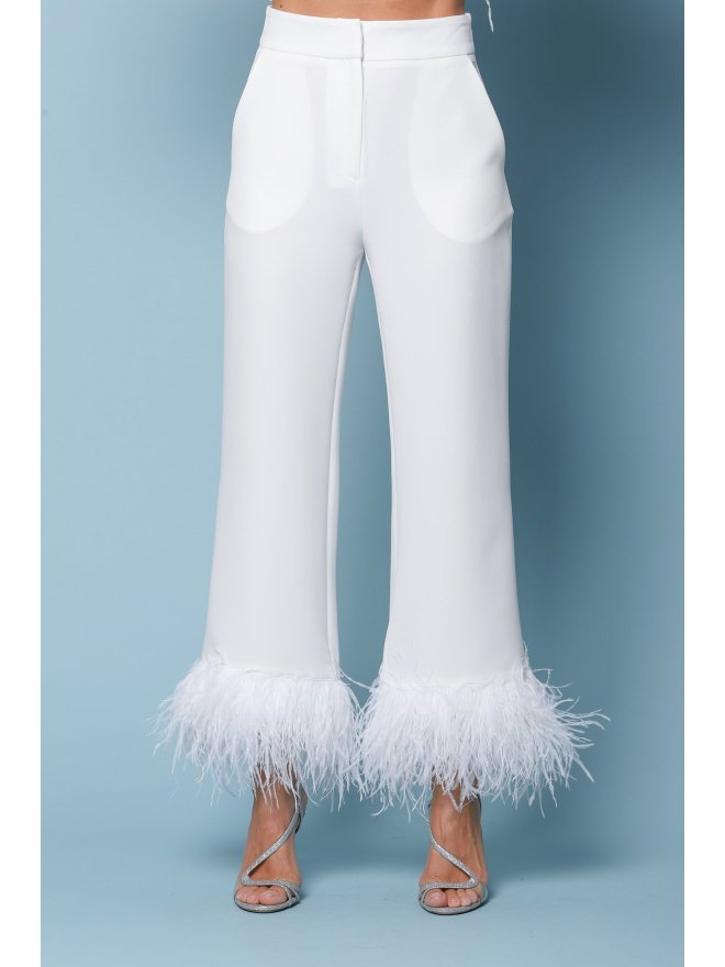 TGH DELUXE FEATHERS CULOTTES PANTS