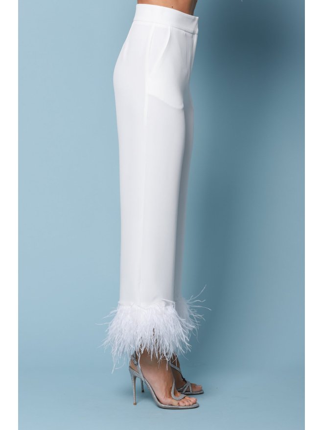 TGH DELUXE FEATHERS CULOTTES PANTS