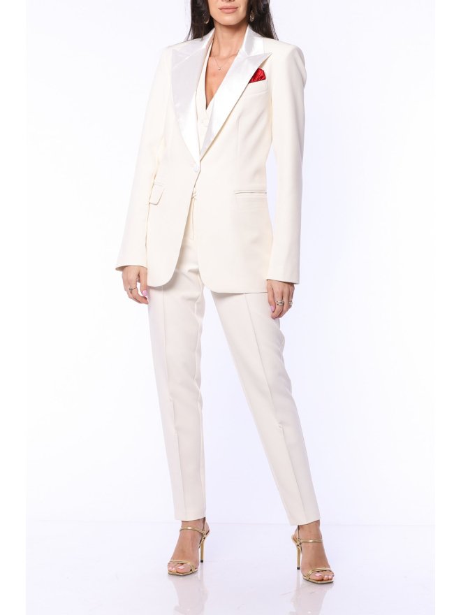 TGH SUIT-UP SATIN LAPELS BLAZER