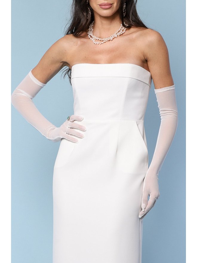 TGH TULLE LONG EVENT GLOVES