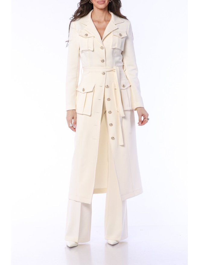 TGH PANTALONI EVAZATI BLANCA