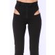 TGH ULTRAMODERN CUT-OUT SIDES HIGH-WAIST STRAIGHT PANTS