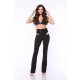 TGH ULTRAMODERN CUT-OUT SIDES HIGH-WAIST STRAIGHT PANTS
