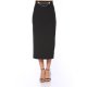 POESSE SO STYLISH JEWELLERY DETAILS MIDI SKIRT