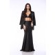 TGH SATIN MERMAID STYLE DRAPED BACK MAXI SKIRT