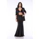 TGH SATIN MERMAID STYLE DRAPED BACK MAXI SKIRT