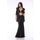 TGH SATIN MERMAID STYLE DRAPED BACK MAXI SKIRT