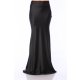 TGH SATIN MERMAID STYLE DRAPED BACK MAXI SKIRT