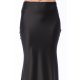 TGH SATIN MERMAID STYLE DRAPED BACK MAXI SKIRT