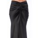 TGH SATIN MERMAID STYLE DRAPED BACK MAXI SKIRT
