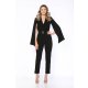 MARMURI JEWELLERY BELT CAPE STYLE JUMPSUIT