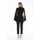 MARMURI JEWELLERY BELT CAPE STYLE JUMPSUIT