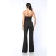 TGH CORSET STYLE JEWELLERY DETAILS FLARED JUMPSUIT