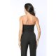 TGH CORSET STYLE JEWELLERY DETAILS FLARED JUMPSUIT