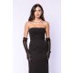 TGH EVENT CORSET&GLOVES MIDI DRESS