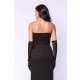 TGH EVENT CORSET&GLOVES MIDI DRESS