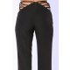TGH PANTALONI EVAZATI DARING CU SNURURI LATERALE