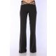 TGH PANTALONI EVAZATI DARING CU SNURURI LATERALE