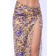 TGH ANIMAL PRINT FRONT SLIT MIDI SKIRT