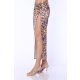 TGH ANIMAL PRINT FRONT SLIT MIDI SKIRT