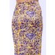 TGH ANIMAL PRINT FRONT SLIT MIDI SKIRT