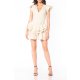 CARLA PURO LINO LAYERED RUFFLES MINI DRESS