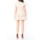 CARLA PURO LINO LAYERED RUFFLES MINI DRESS